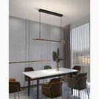 Diano Marina | Black Hanging Chandelier with Spheres Design