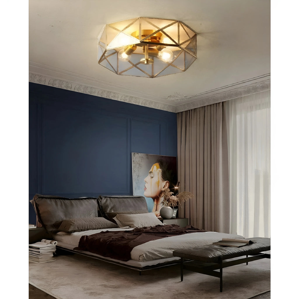 Dietikon | Modern LED Copper Ceiling Lamp