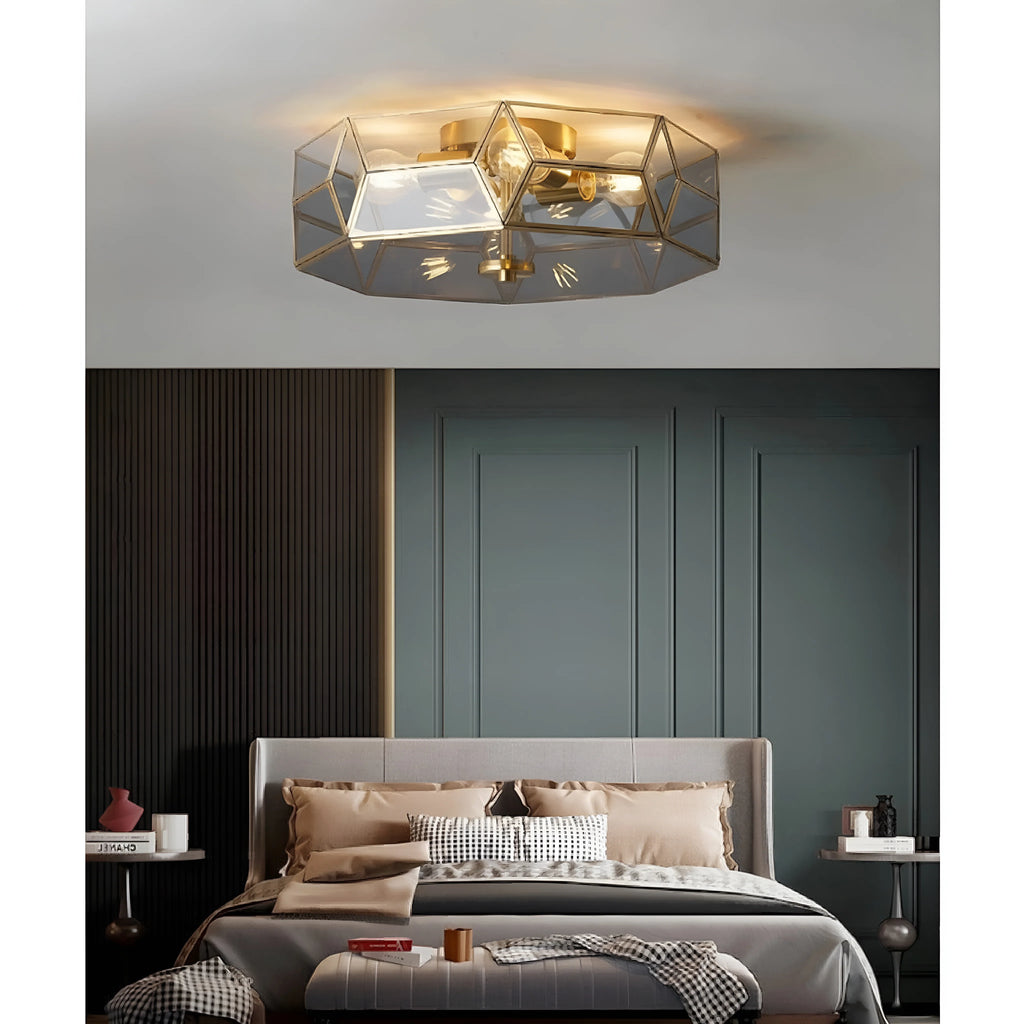 Dietikon | Modern LED Copper Ceiling Lamp
