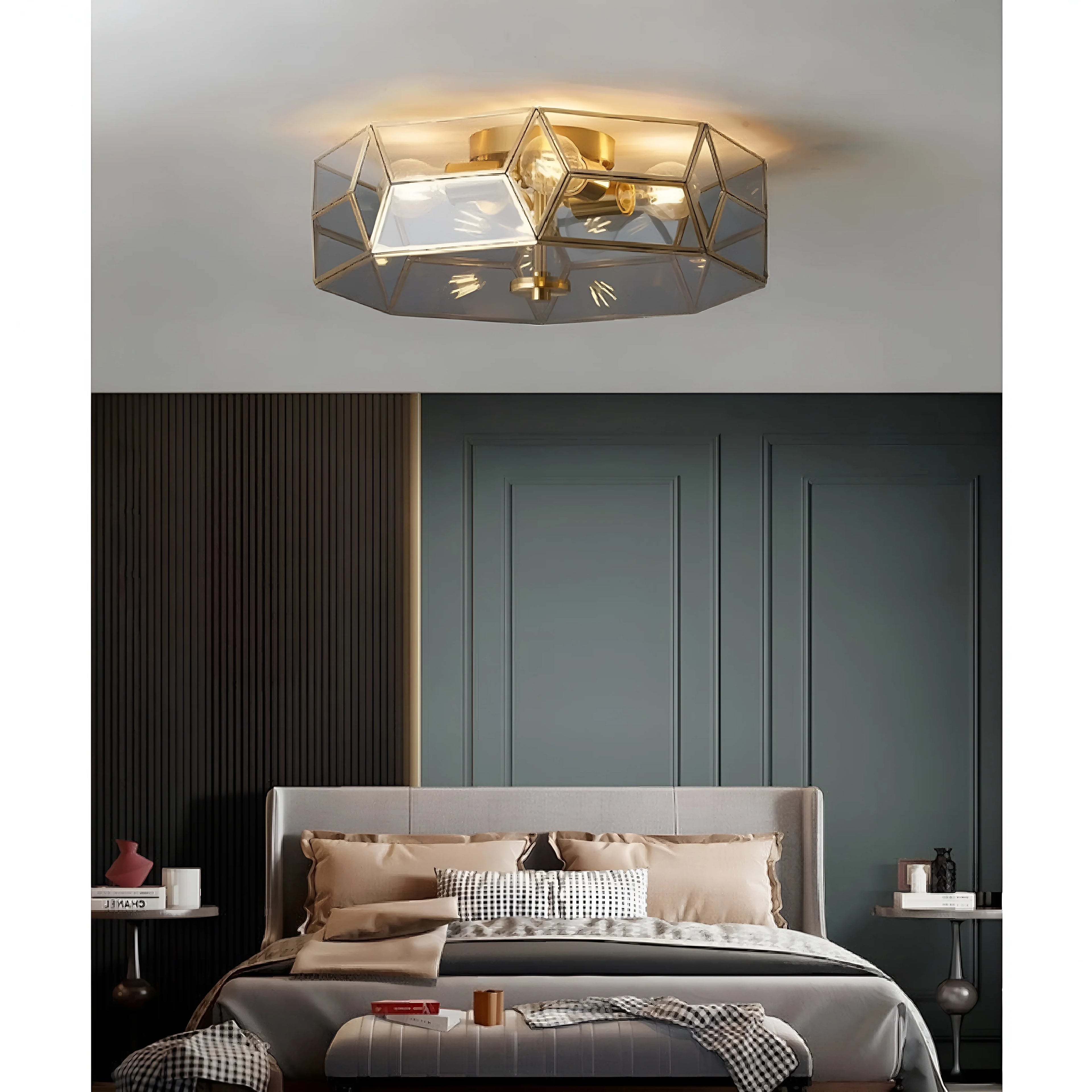Dietikon | Modern LED Copper Ceiling Lamp