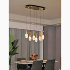 Dolceacqua | Gold Crystal Jellyfish Style Ceiling Light