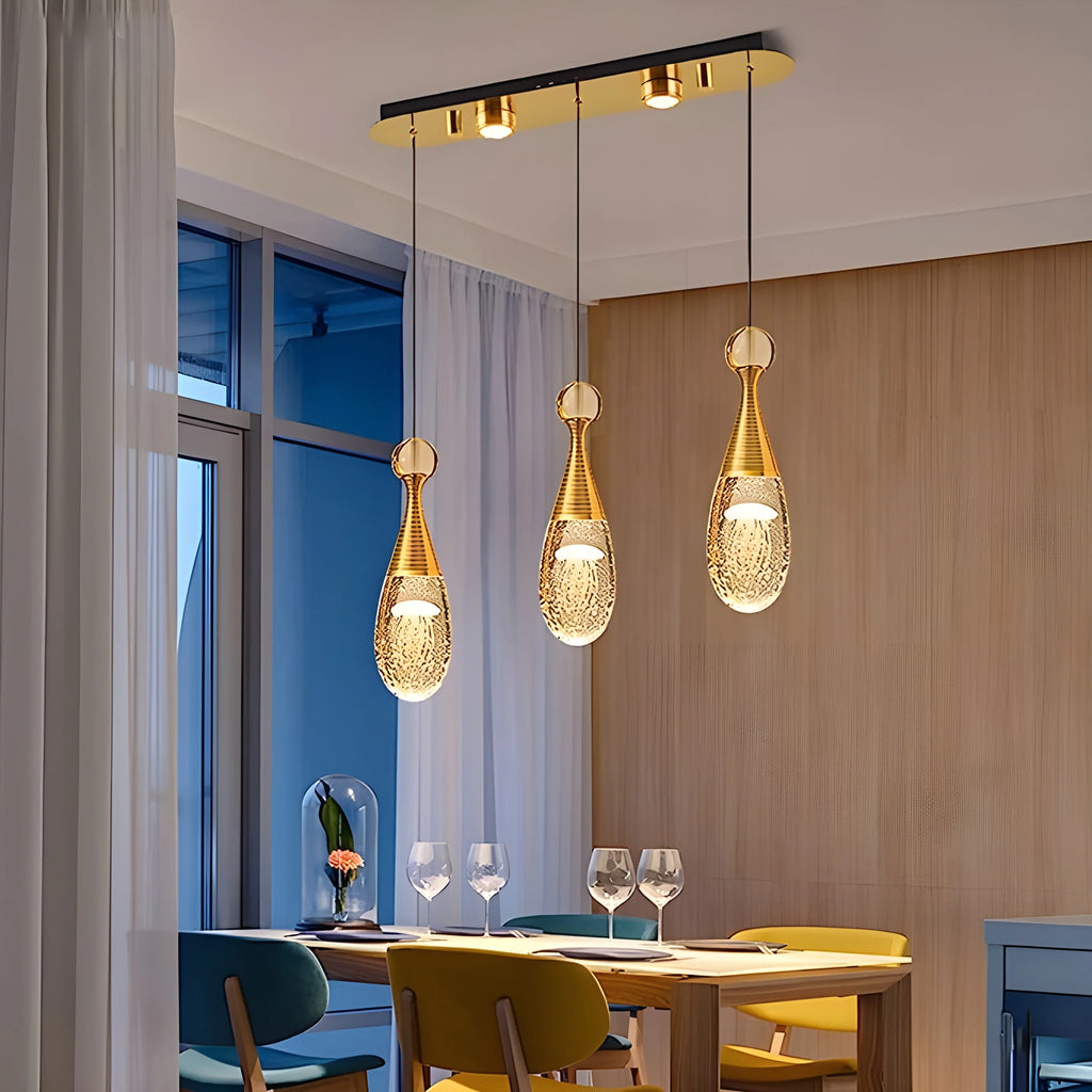 Dolceacqua | Gold Crystal Jellyfish Style Ceiling Light