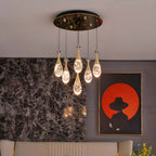 Dolceacqua | Gold Crystal Jellyfish Style Ceiling Light