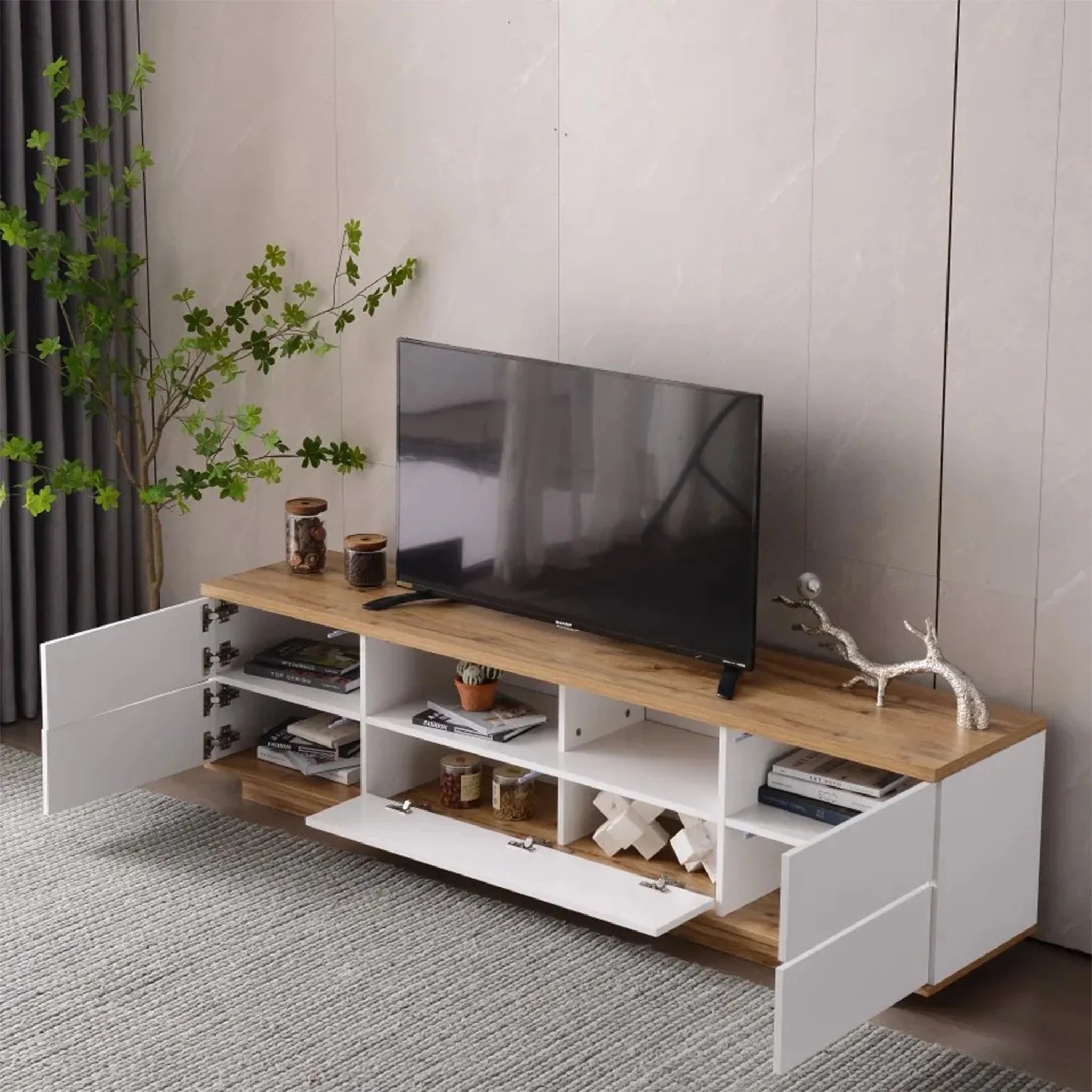Don | Natural Design Wooden TV Stand