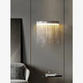 Eibar | Chrome Modern Led Chain Wall Lamp