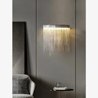 Eibar | Chrome Modern Led Chain Wall Lamp