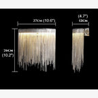 Eibar | Chrome Modern Led Chain Wall Lamp