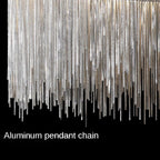 Eibar | Chrome Modern Led Chain Wall Lamp