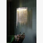 Eibar | Chrome Modern Led Chain Wall Lamp