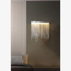 Eibar | Chrome Modern Led Chain Wall Lamp