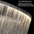 Eibar | Chrome Modern Led Chain Wall Lamp