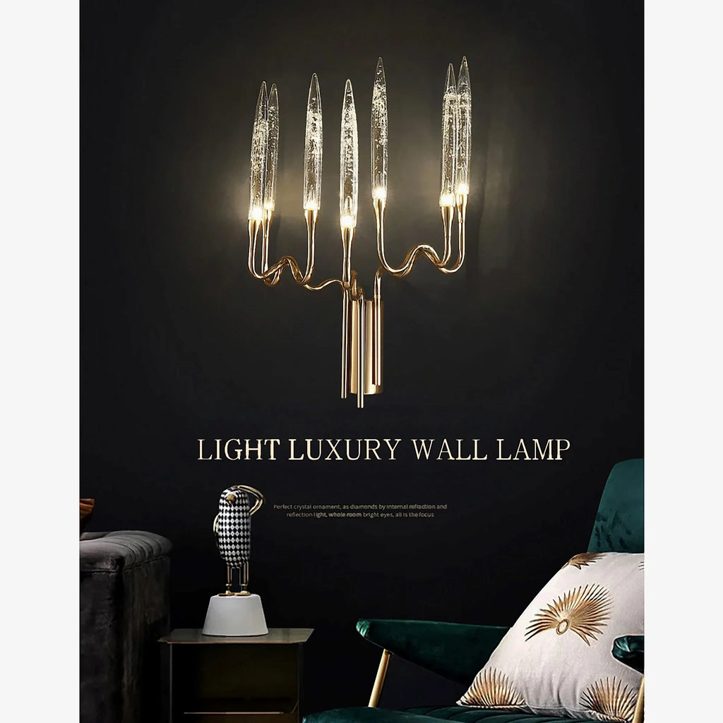 Eivissa | Luxury Crystal Candle LED Wall Lamp