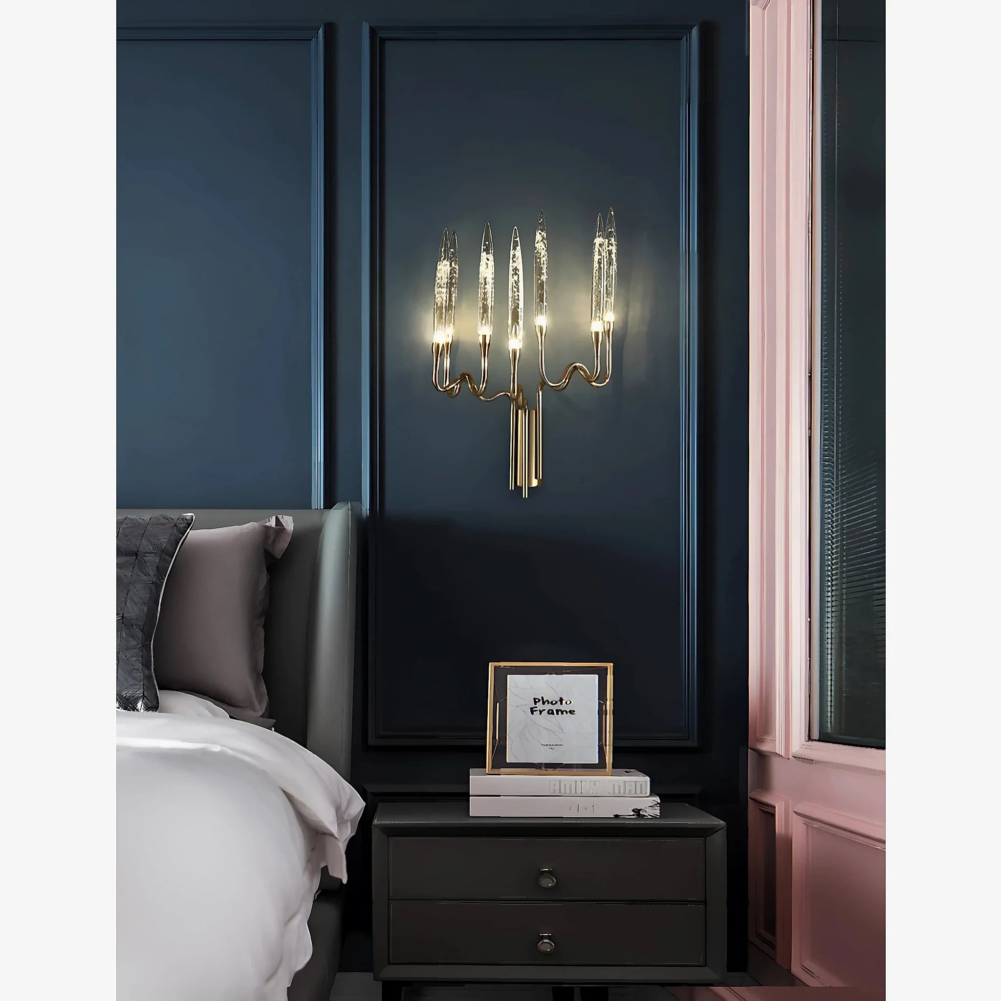 Eivissa | Luxury Crystal Candle LED Wall Lamp