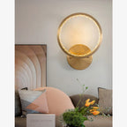 Elche | Gold Modern Small Crystal Copper LED Wall Lamp