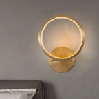 Elche | Gold Modern Small Crystal Copper LED Wall Lamp