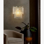 Elda | Chrome/Gold Crystal Modern Wall Lamp