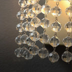 Elda | Chrome/Gold Crystal Modern Wall Lamp
