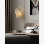 Elda | Chrome/Gold Crystal Modern Wall Lamp
