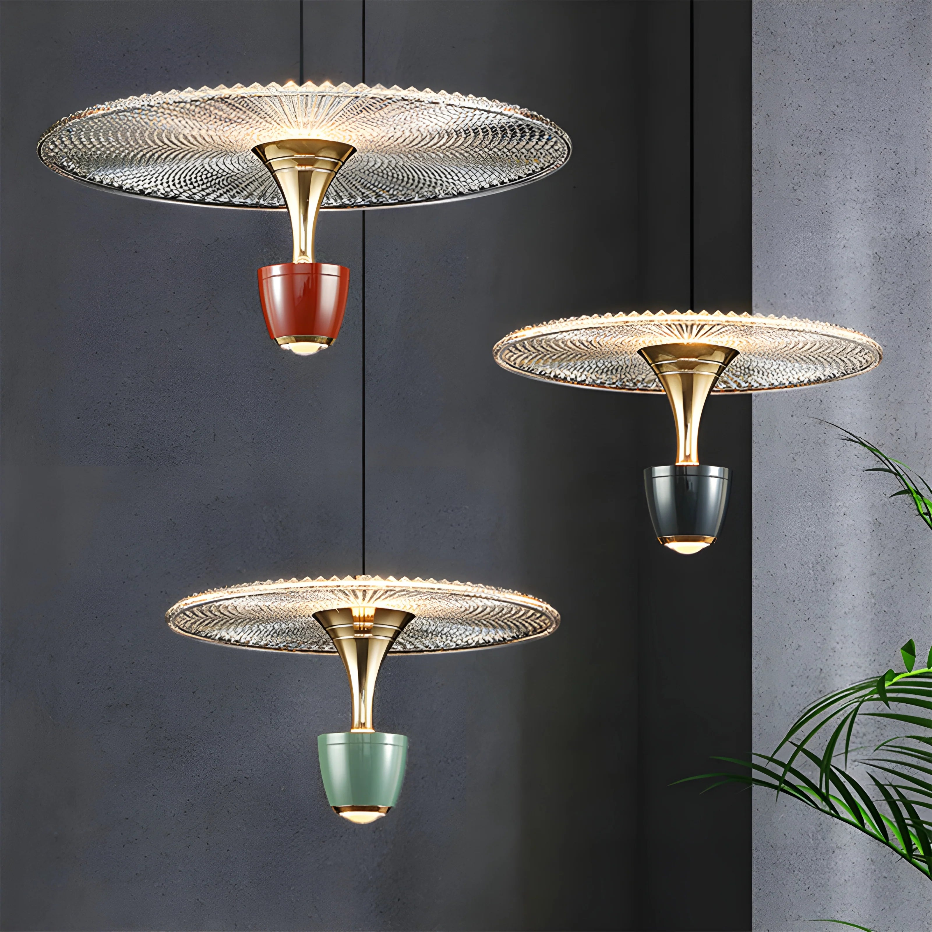 Engelberg | Chandelier in the Shape of Art Flower Umbrella