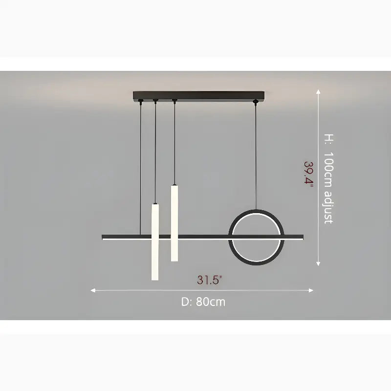 Epalinges | Luxury Geometric Pendant Light in a Nordic Style