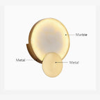 Erandio | Luxury Gold Crystal Modern Wall Lamp