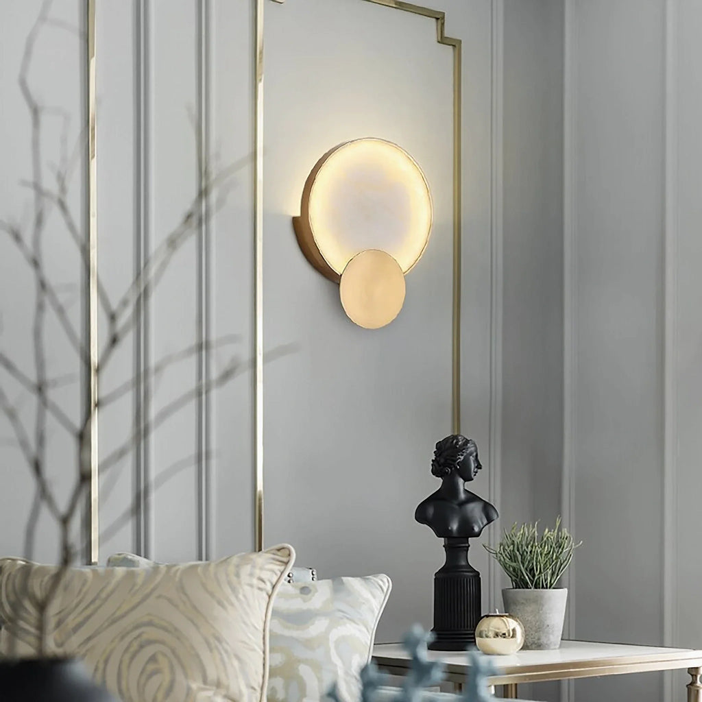Erandio | Luxury Gold Crystal Modern Wall Lamp