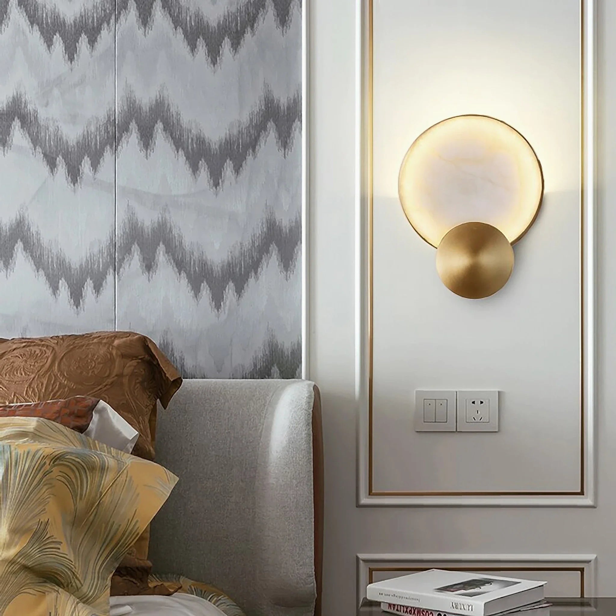 Erandio | Luxury Gold Crystal Modern Wall Lamp