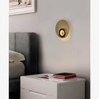 Ferrol | Gold/Black Modern LED wall lamp