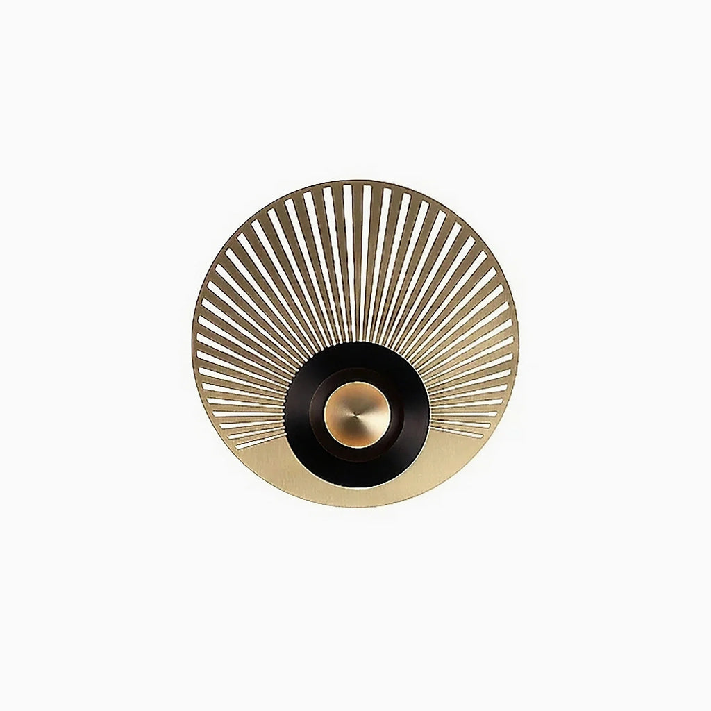 Ferrol | Gold/Black Modern LED wall lamp