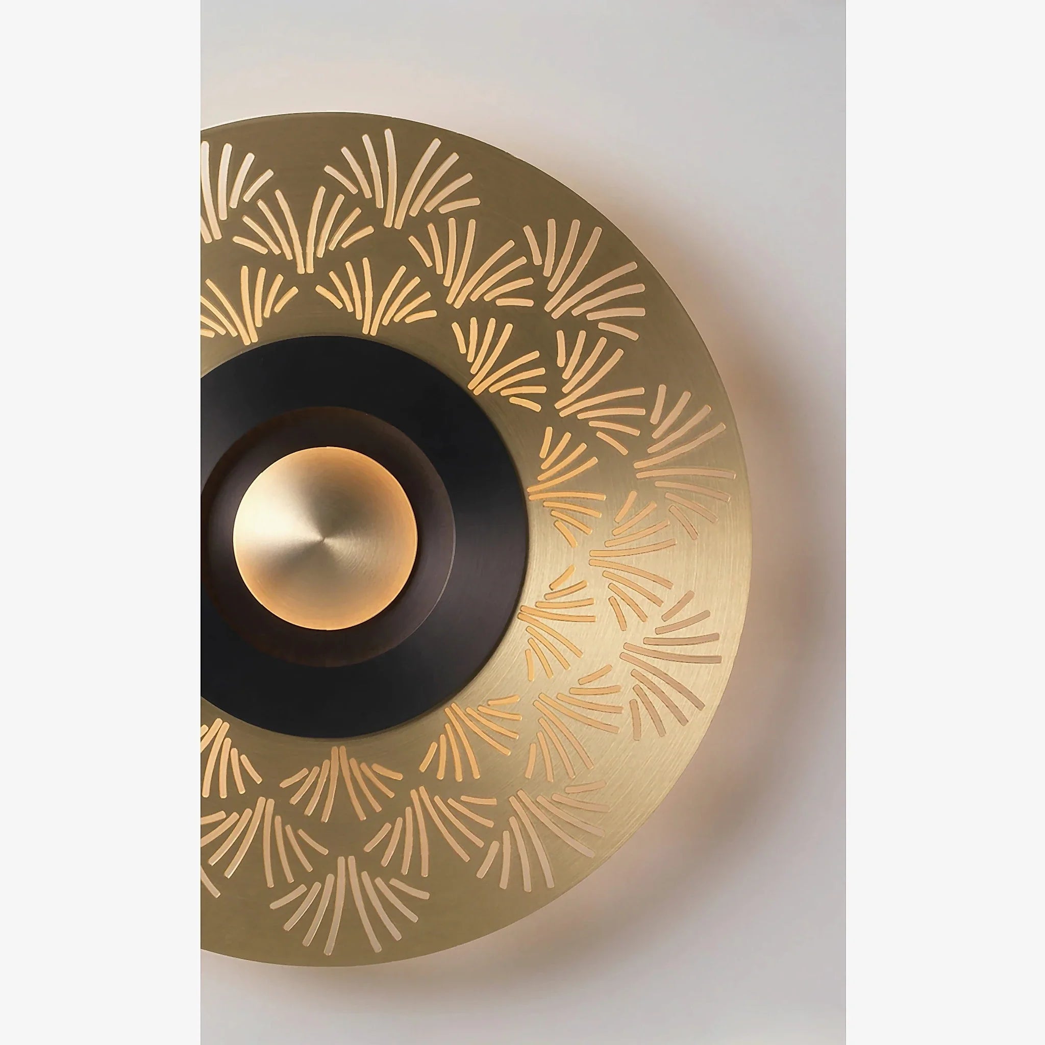 Ferrol | Gold/Black Modern LED wall lamp