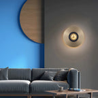 Ferrol | Gold/Black Modern LED wall lamp