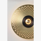 Ferrol | Gold/Black Modern LED wall lamp