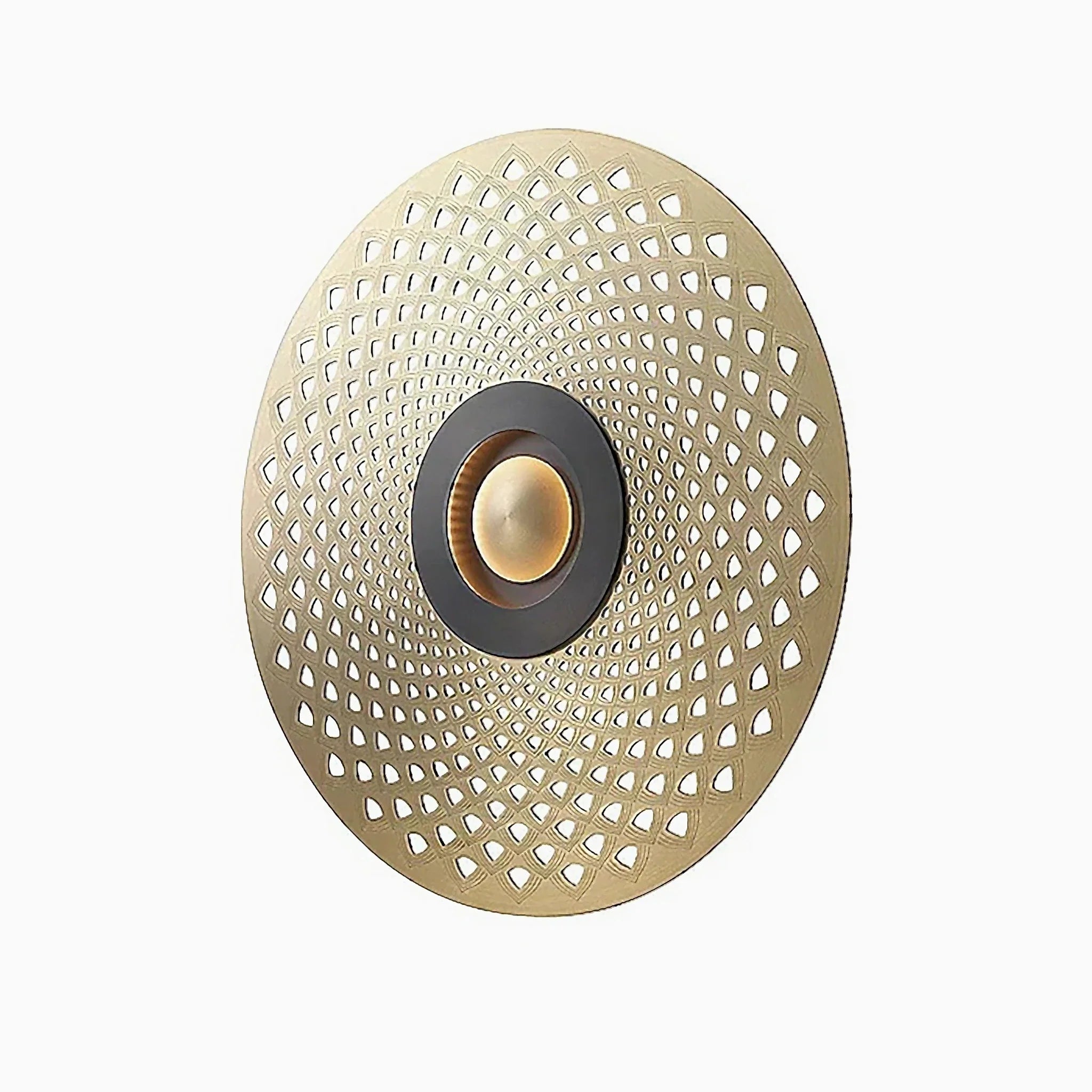 Ferrol | Gold/Black Modern LED wall lamp