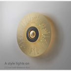 Ferrol | Gold/Black Modern LED wall lamp