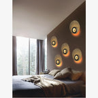 Ferrol | Gold/Black Modern LED wall lamp