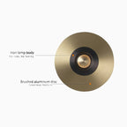 Ferrol | Gold/Black Modern LED wall lamp