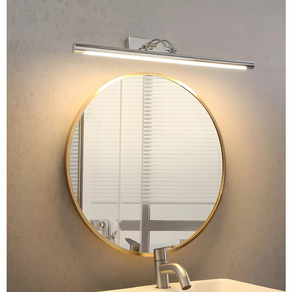 Figueres | Gold/Chrome Modern Wall Mirror Lamp