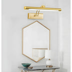 Figueres | Gold/Chrome Modern Wall Mirror Lamp