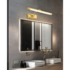 Figueres | Gold/Chrome Modern Wall Mirror Lamp