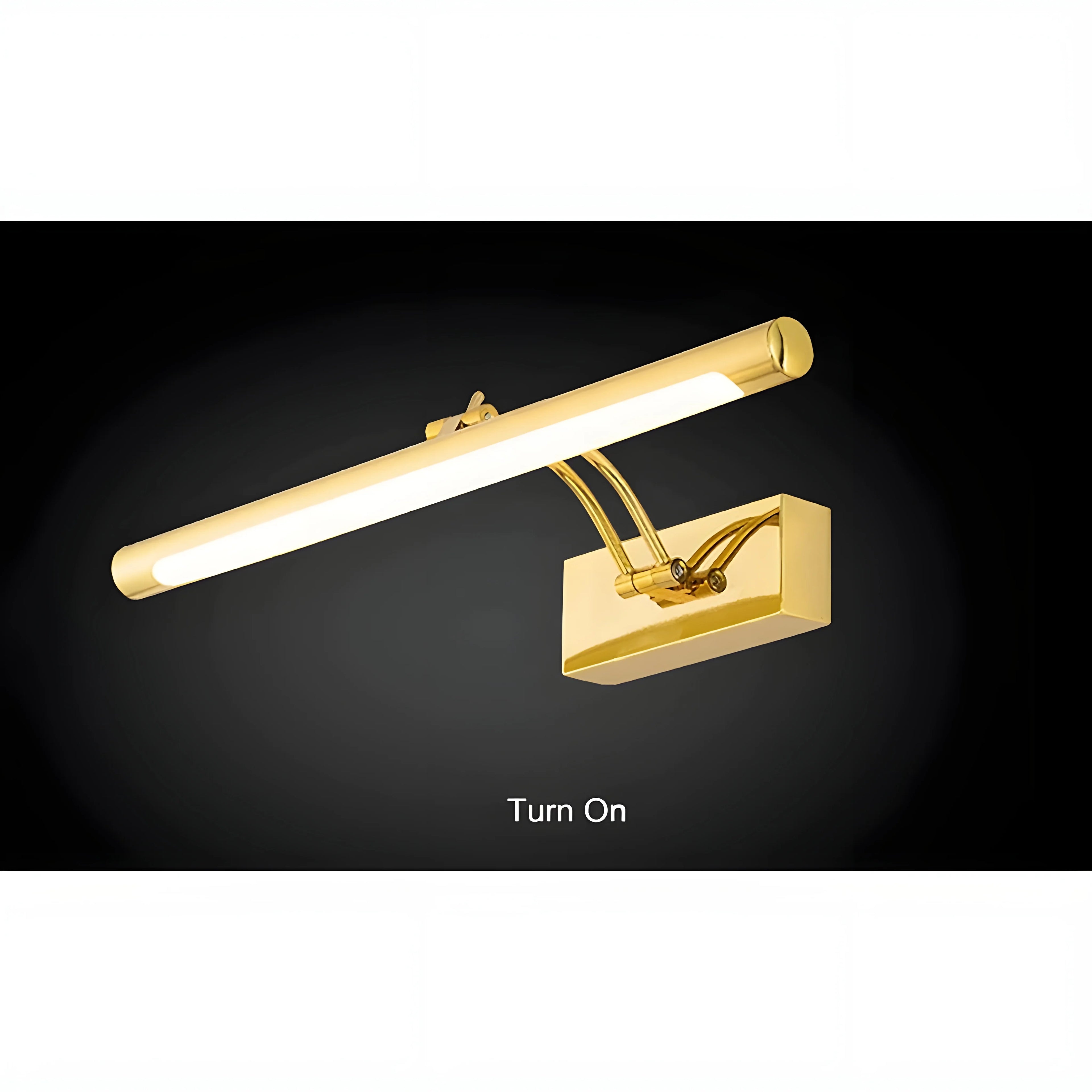 Figueres | Gold/Chrome Modern Wall Mirror Lamp