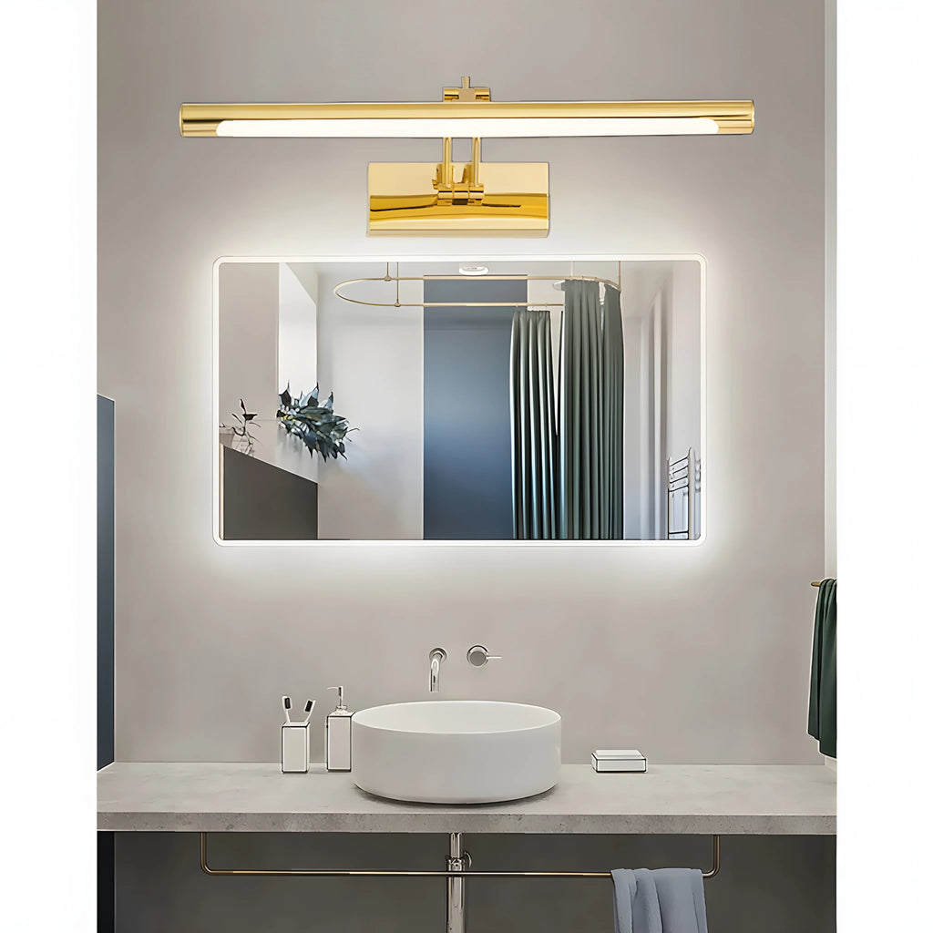 Figueres | Gold/Chrome Modern Wall Mirror Lamp