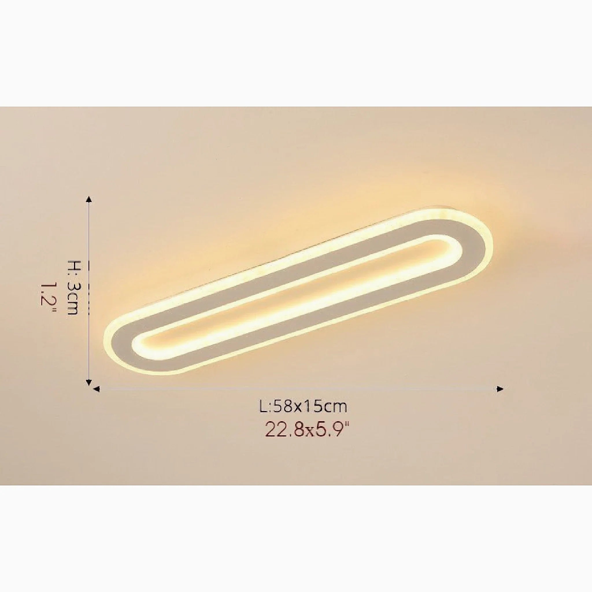 Fleurus | Rectangle LED Celling Light