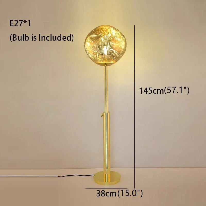 Frauenfeld | Lava Stone LED Lights Dimmable Floor Lamp