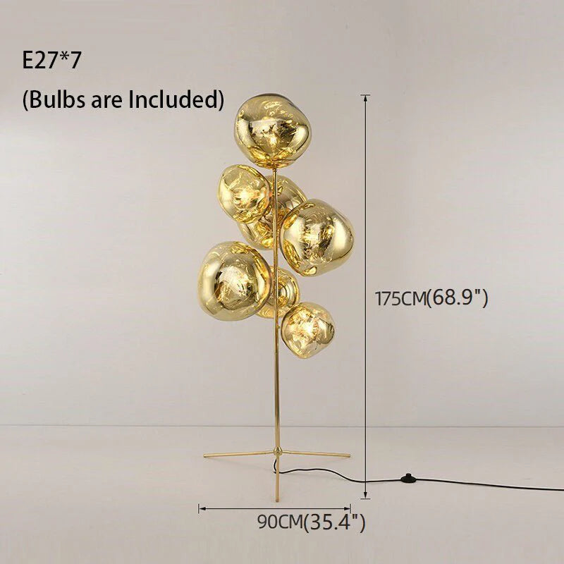 Freiburg | Creative Acrylic Lava Stone LED Floor Lamp