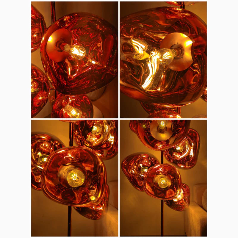 Freiburg | Creative Acrylic Lava Stone LED Floor Lamp