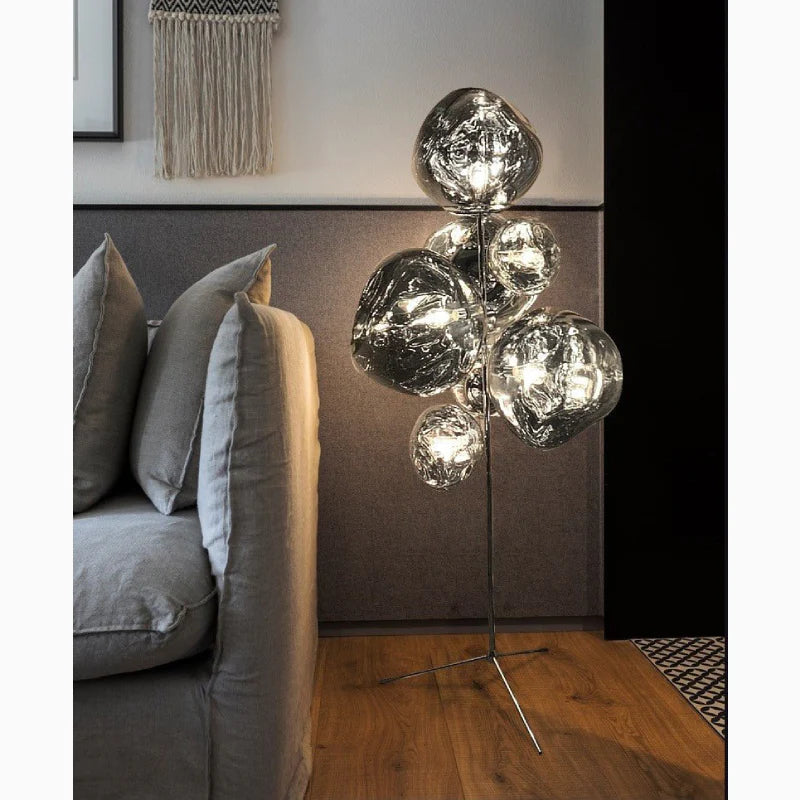 Freiburg | Creative Acrylic Lava Stone LED Floor Lamp