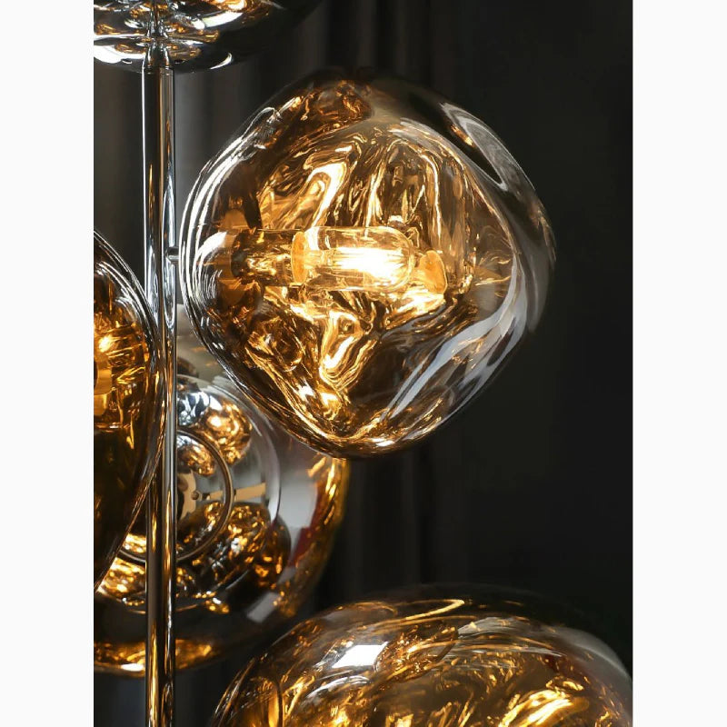 Freiburg | Creative Acrylic Lava Stone LED Floor Lamp