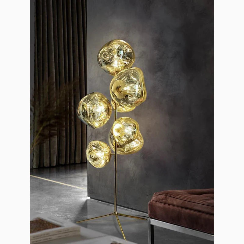 Freiburg | Creative Acrylic Lava Stone LED Floor Lamp