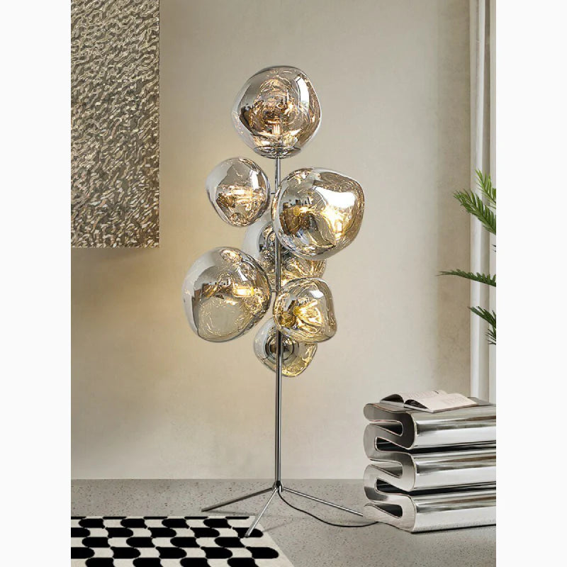 Freiburg | Creative Acrylic Lava Stone LED Floor Lamp