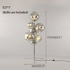 Freiburg | Creative Acrylic Lava Stone LED Floor Lamp